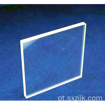 Dispositivo de janela de safira wearable liso transparente